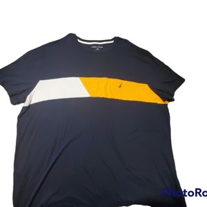 Nautica t-shirt tee size 4XL 4X navy blue